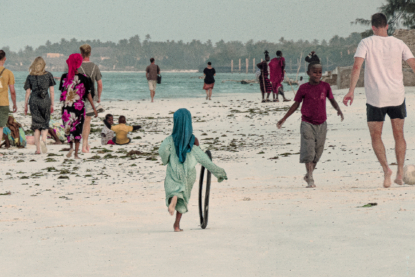 Girls enhance beaches